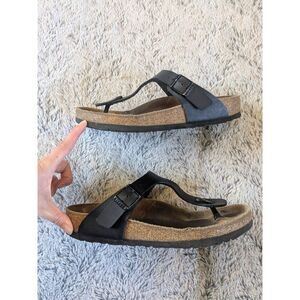 Birkenstock Black Gizeh Sandals Size 37 US 6